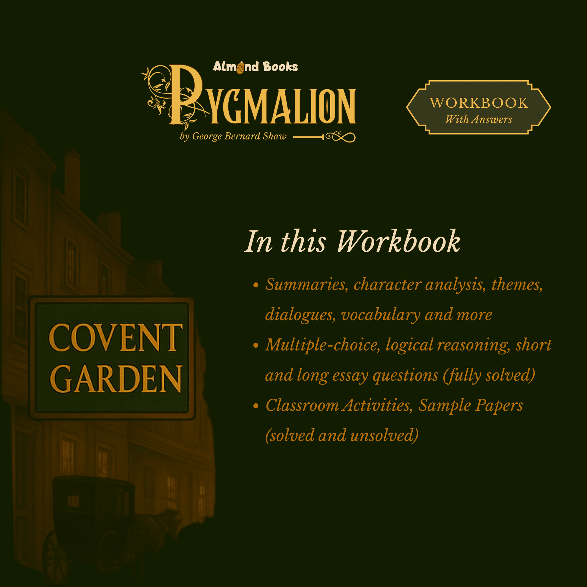 Almond Books ISC Modern English Pygmalion Workbook