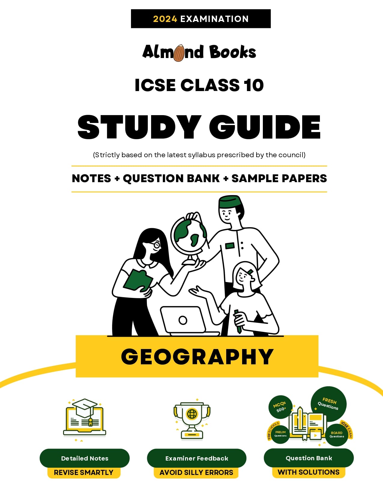 ICSE geography study guide class 10 by almond books