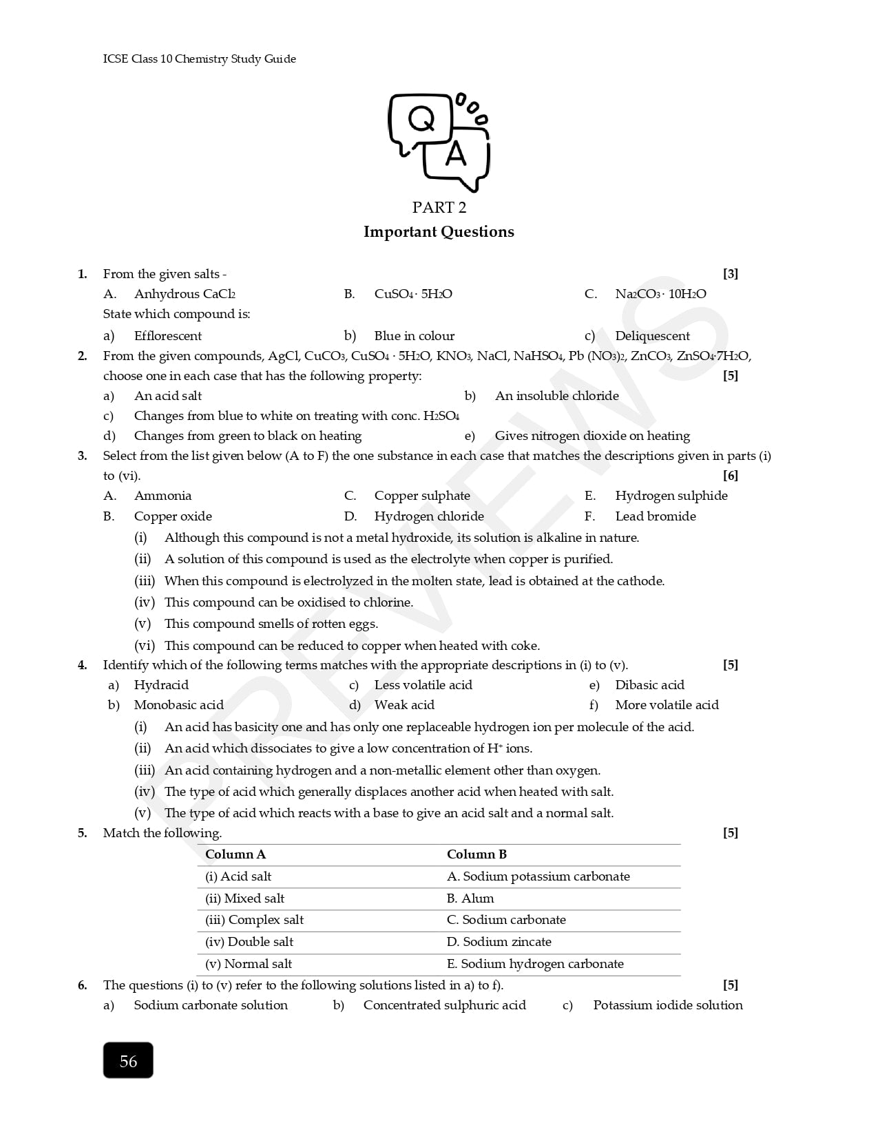 new chemistry study guide class 10 