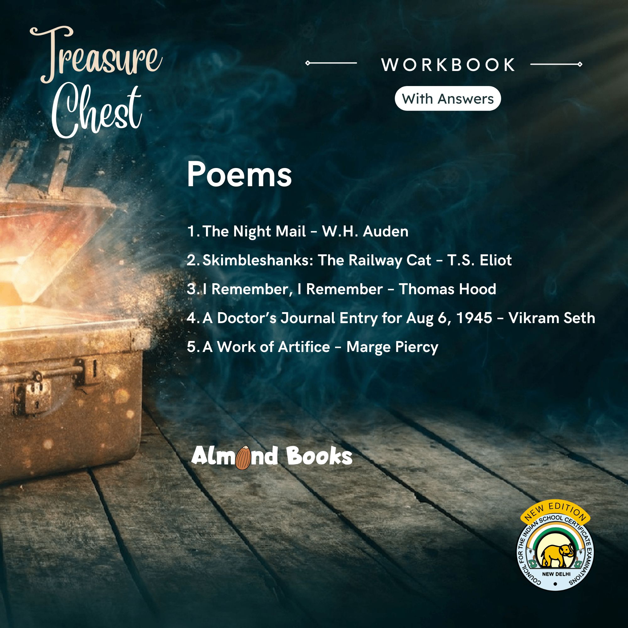 Almond Books ICSE Class 9 Treasure Chest Workbook: Poems & Short Stori